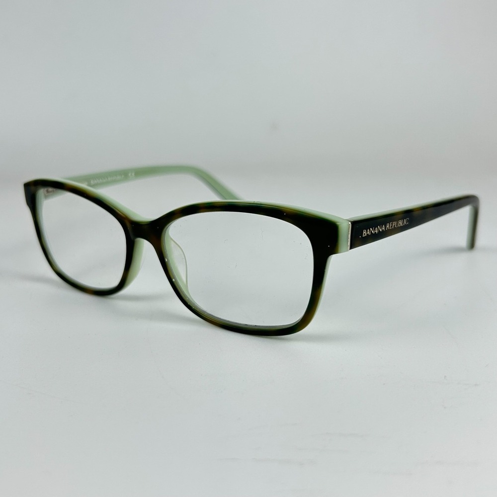 Banana Republic Khole Jzh Unisex Eyeglasses Frame Black Plastic Full Rim 130 mm